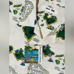 Heather Brown Hawaiian Islands Shirt